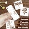 60 Pcs Flower Painting Stencils Reusable Flower Stencils - 3x3 Inch